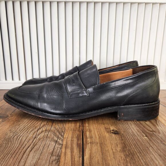 Cole Haan Martino II Penny Loafers Mens Sz 13 M Black Leather Dress Shoes C06597